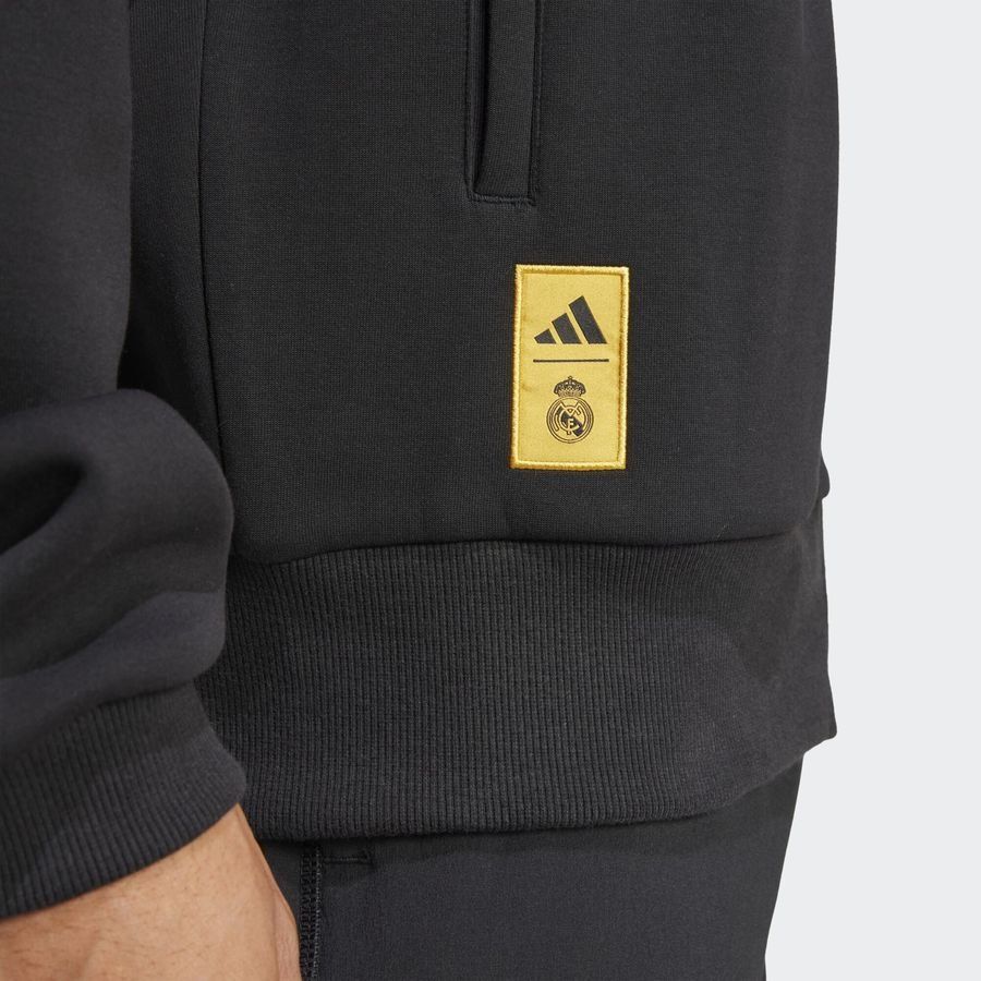 Adidas Veste de survêtement maille double Real Madrid
