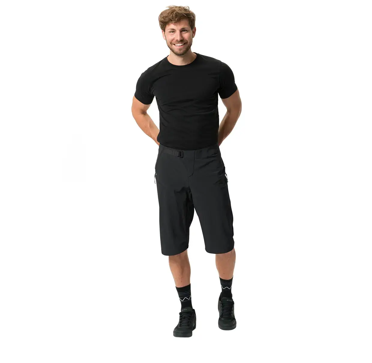 VAUDE Moab PRO MTB Fietsbroek Kort Zwart Heren