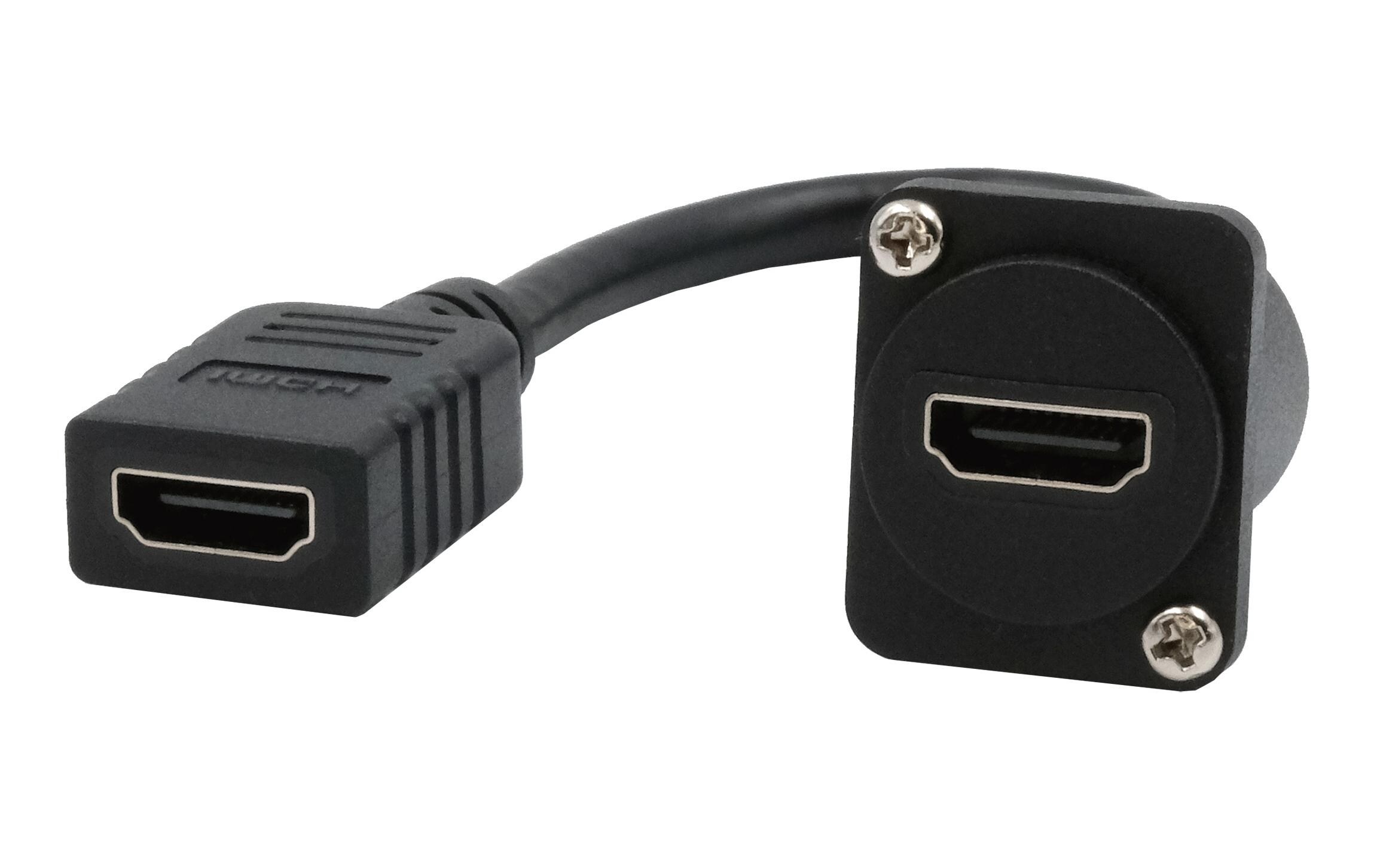 Adapterkabel EX-49163 Buchse zu BuchseExsys D-Typ Kabel-Adapter HDMI Buchse zu Buchse, 20 cm