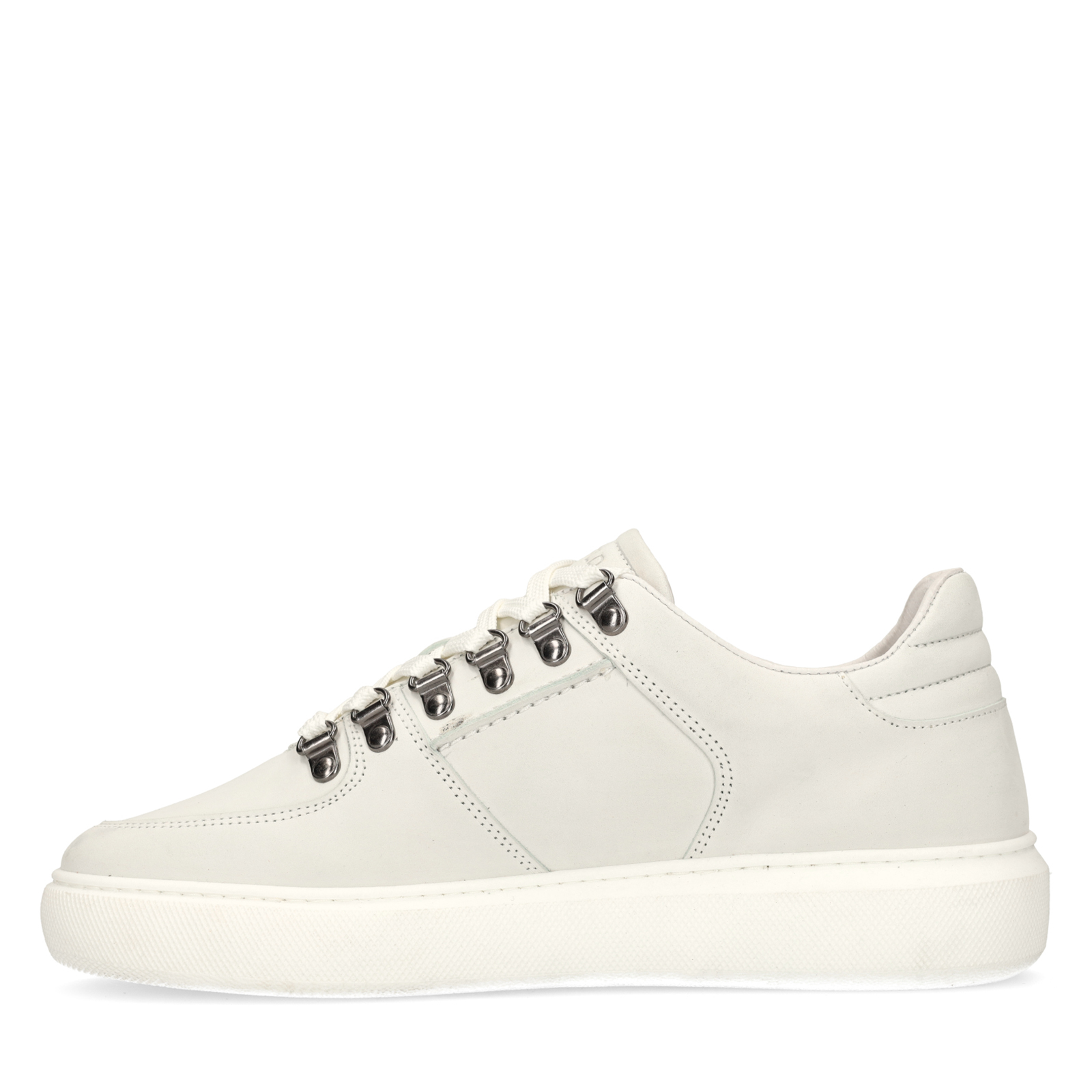 Off white nubuck sneakers