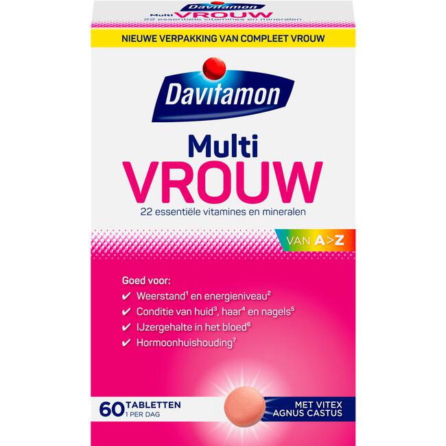 Davitamon Multi Vrouw Tabletten 60 stuks