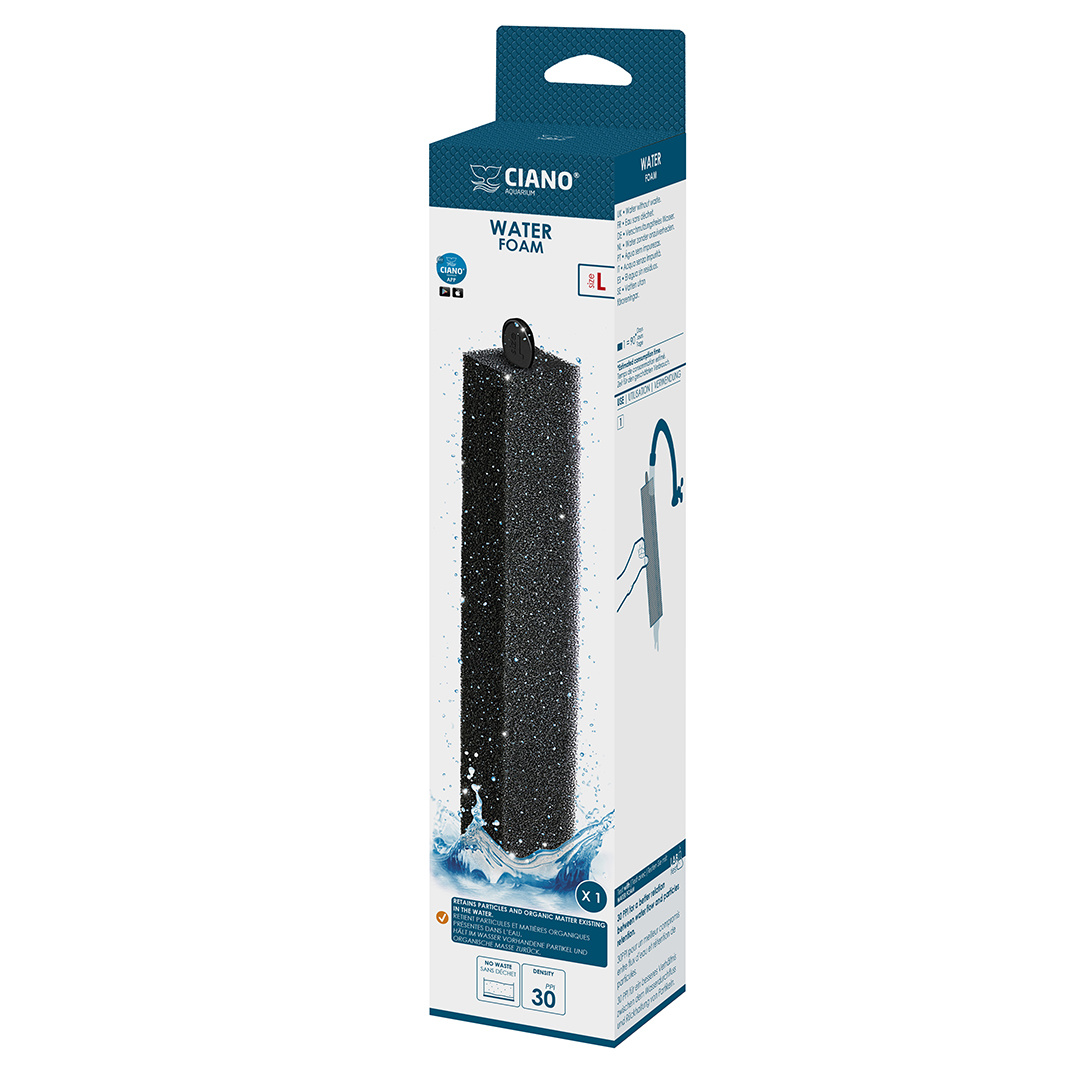 Ciano Foam L Zwart | Filtermateriaal CF Bio 150 & 250