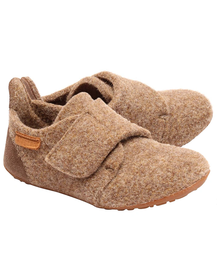 Klett-Hausschuhe CASUAL WOOL in camel