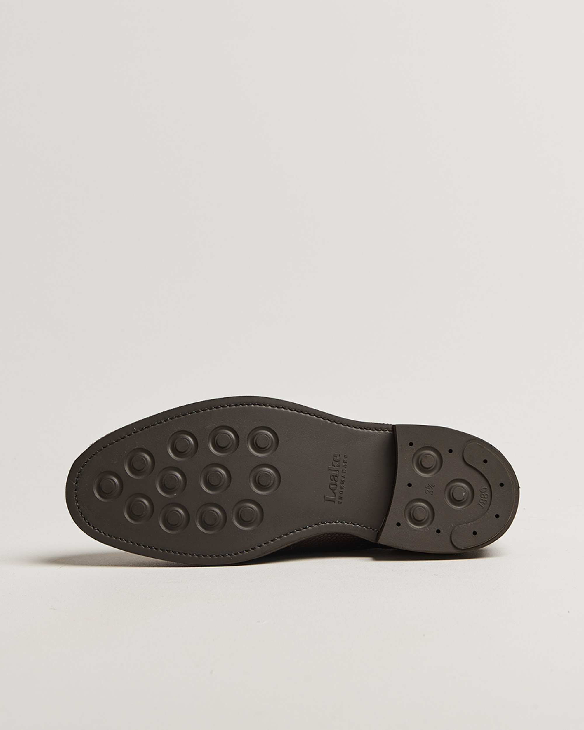 Loake 1880 Badminton Brogue Dark Brown Grain