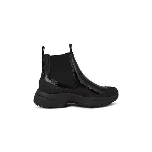 Woden Helga Patent Waterproof Støvler, Black, 40