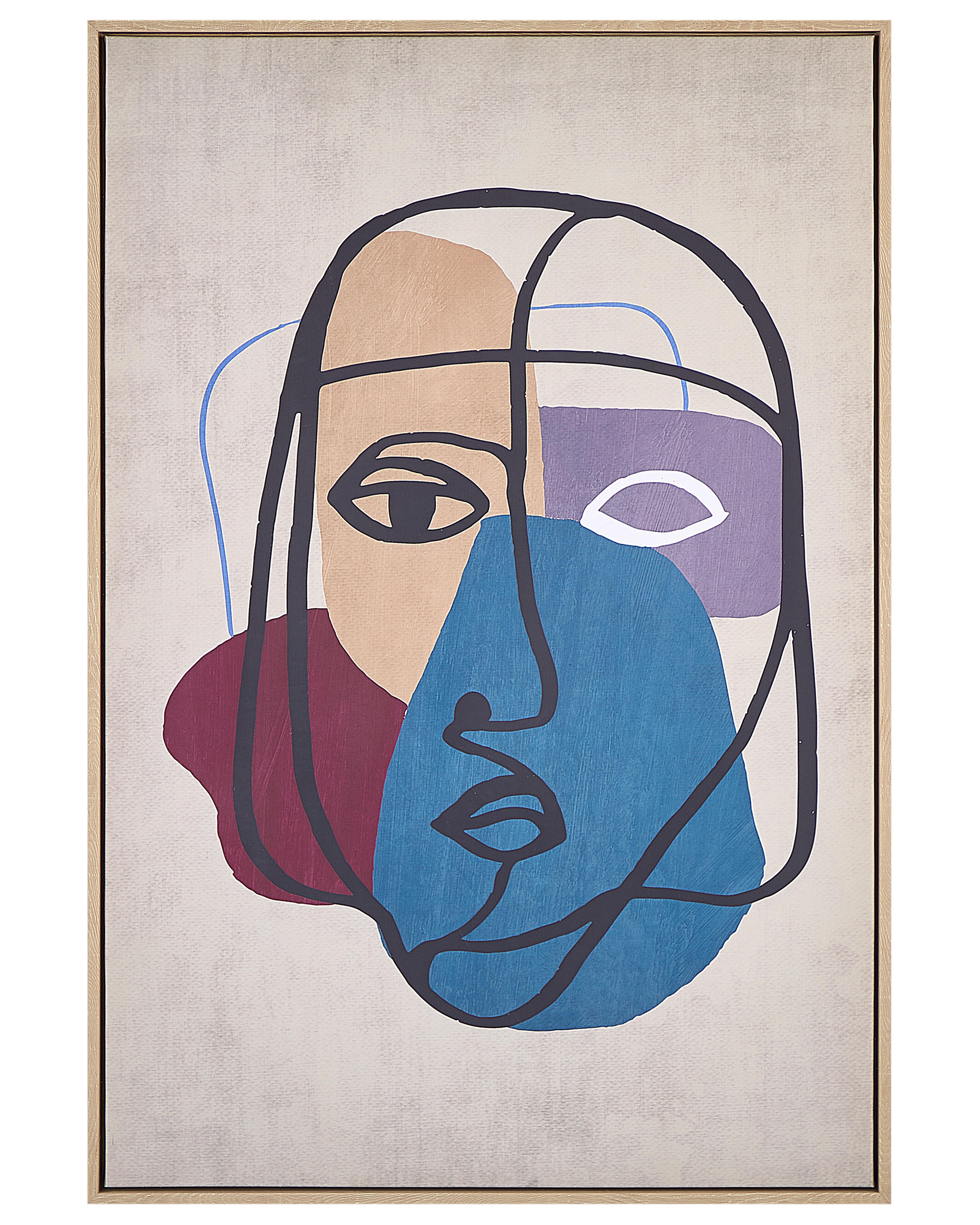 Canvas BINETTO Vrouwelijk motief 63 x 99 cm Meerkleurig