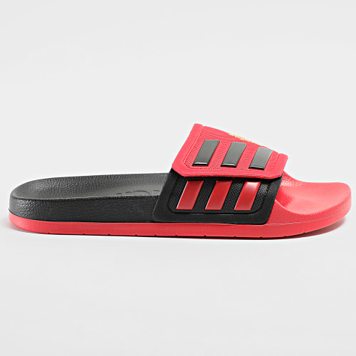 Claquettes Adilette GZ5940 Manchester United Noir Rouge