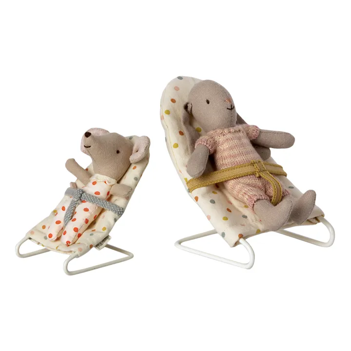 Maileg Mini transat pour bébé | Marron