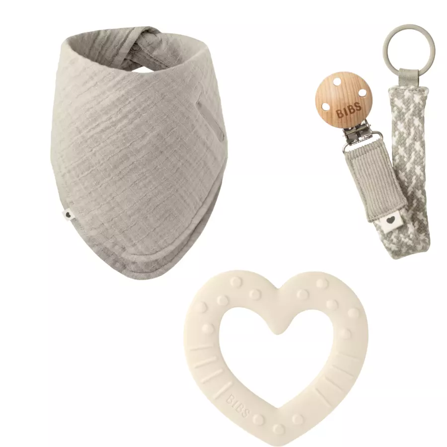 BIBS® Geschenkset Meine ersten 6 Monate Ivory