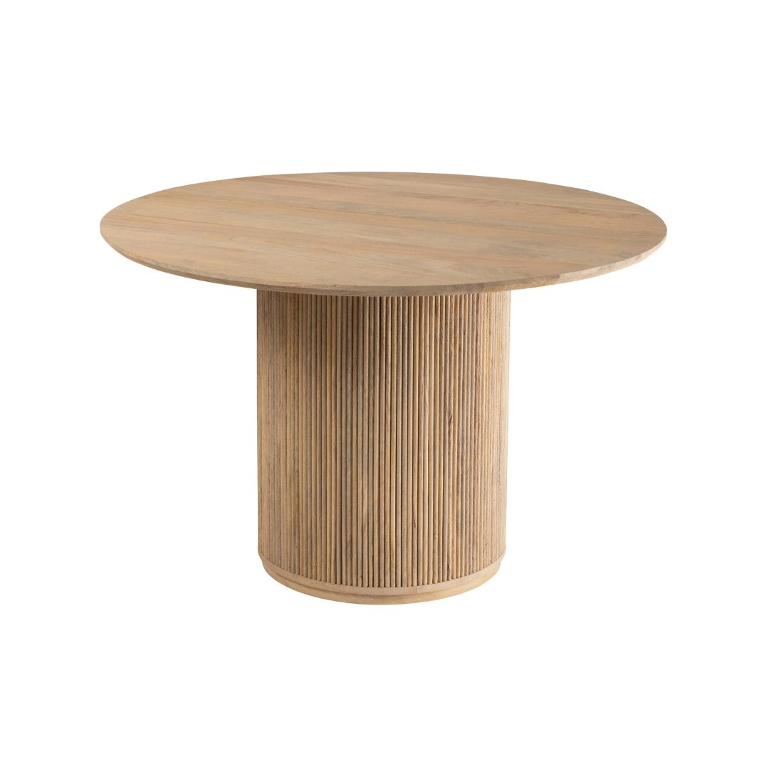 Eettafel Vincent mangohout Ø120 cm naturel