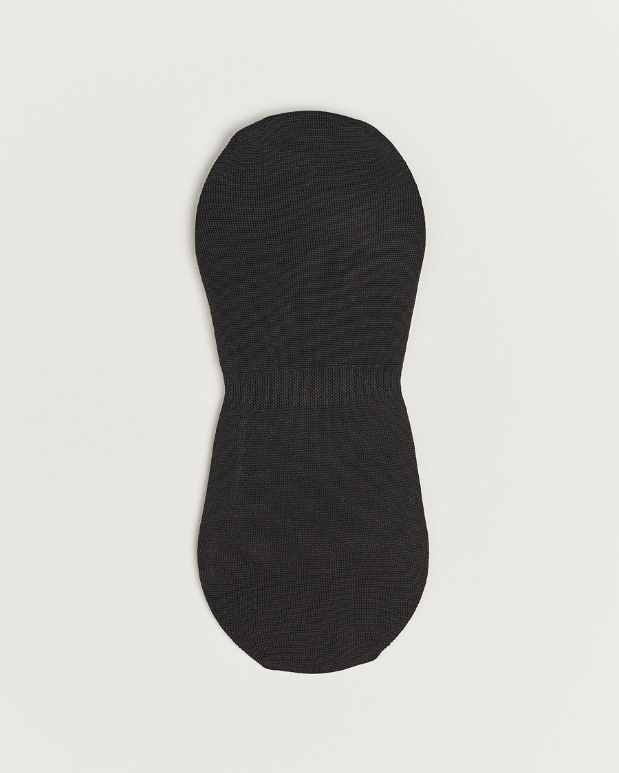 Bresciani Step in Ghost Socks Dark Brown