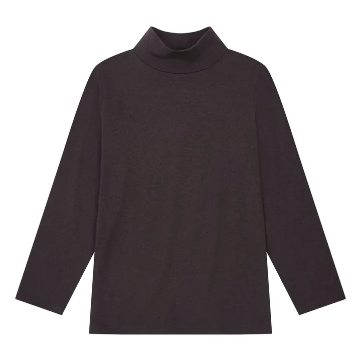 SMALLABLE BASICS Col Roulé Fille Manches Longues Jersey Laine | Noir