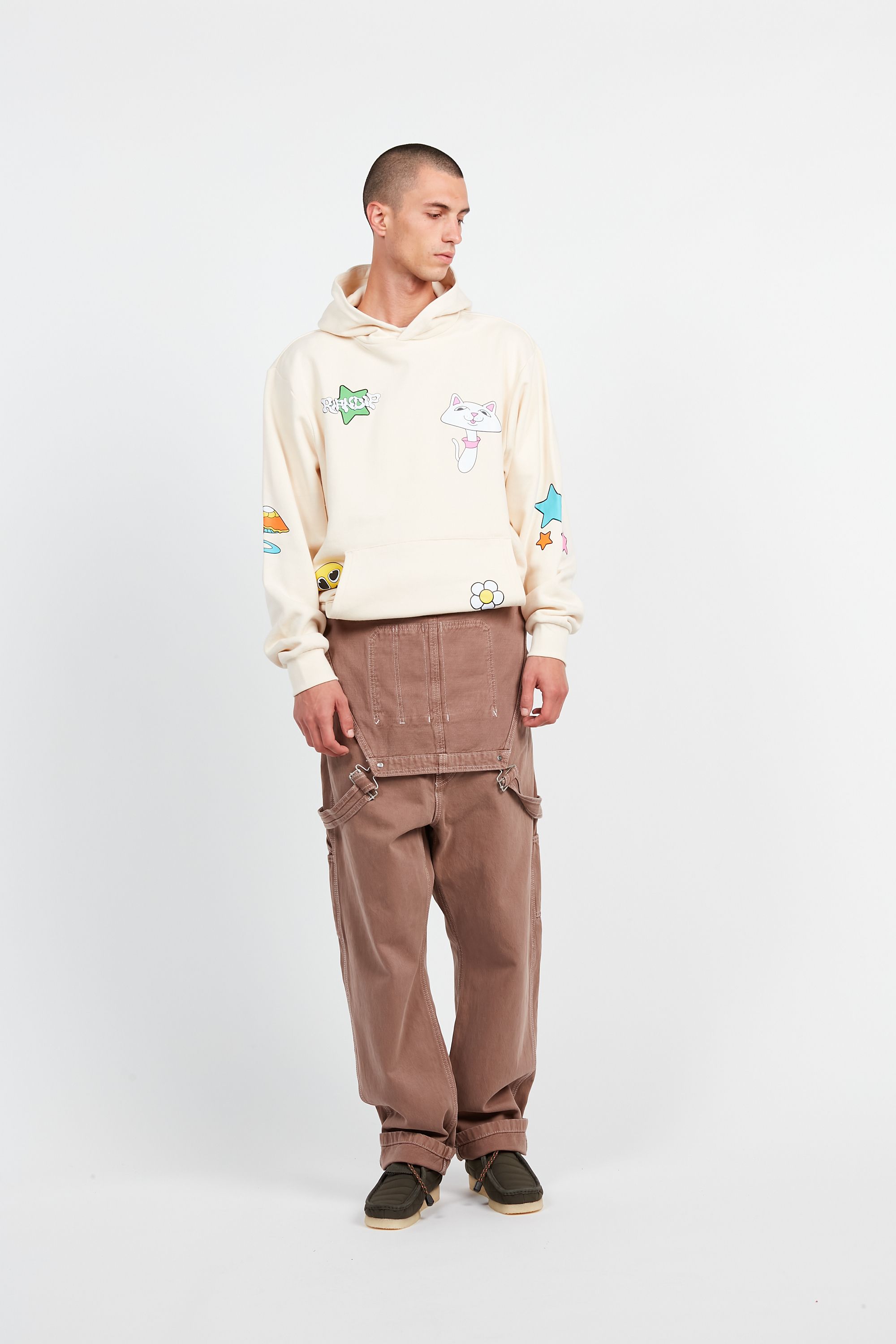 RIPNDIP Hoodie Shroom Mania Beige