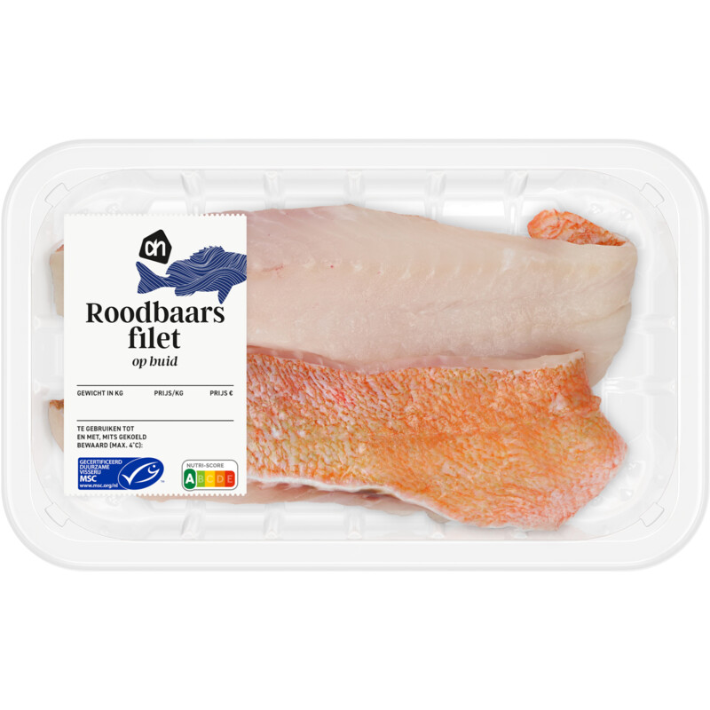 AH Roodbaarsfilet op huid