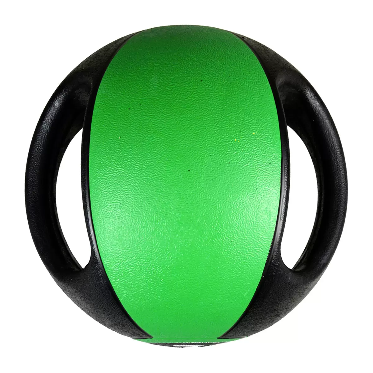 Medizinball mit Griffen Pure2Improve grün,schwarz