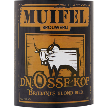 Muifelbrouwerij - D'n Ossekop Brabants Blond - Fles - 330ML