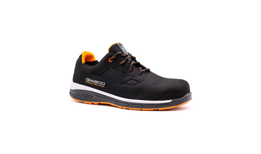 Sikkerhedssko Electro Sort/Orange str 36