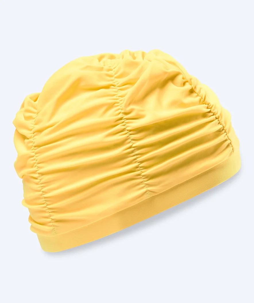 Watery badehætte med draperinger - Maxwell - Gul