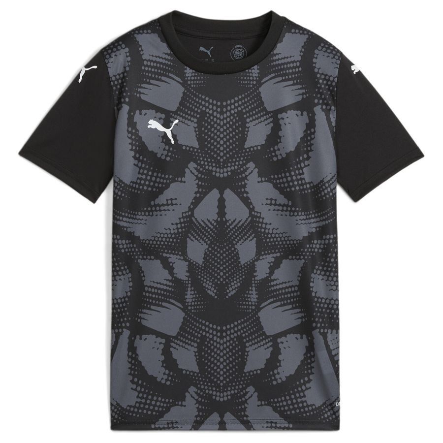 PUMA Maillot teamULTIMATE - Noir/Blanc Enfant