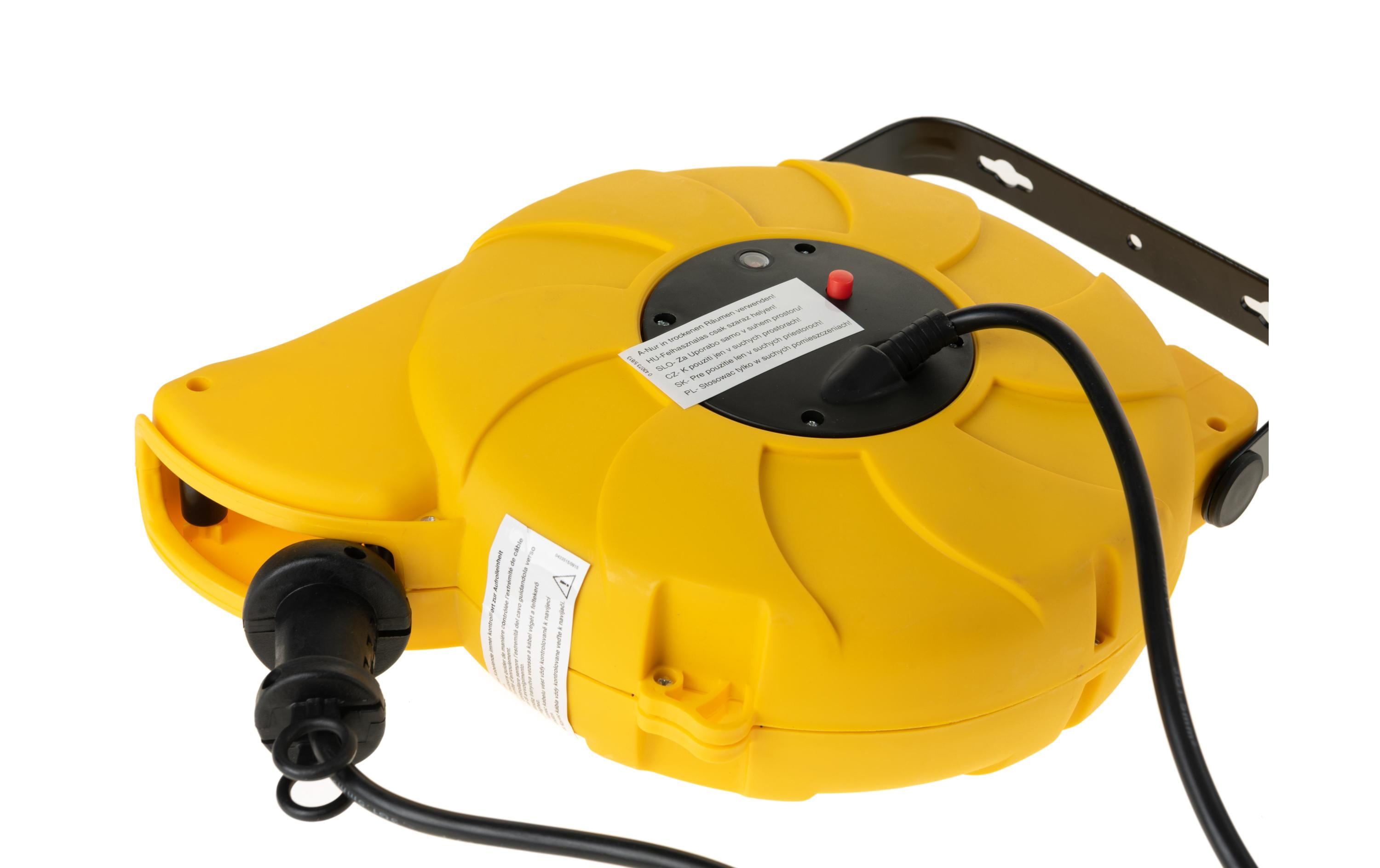 Kabelrückzugsrolle Automatic-Box Electric EFM 10 m1.5 m Anschlusskabel, 10 m Auszugskabel