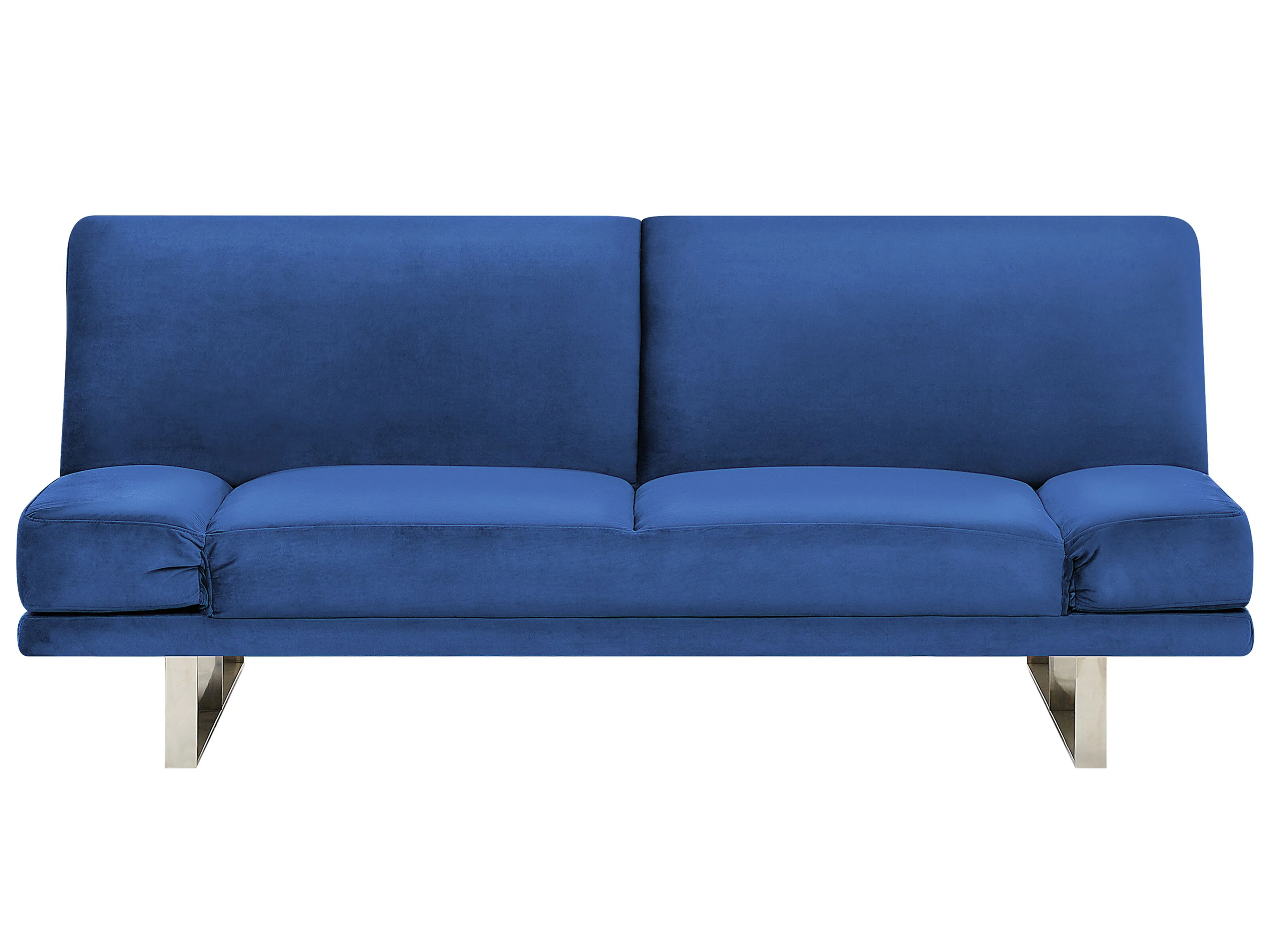 Slaapbank 2-zits YORK Fluweel Marineblauw