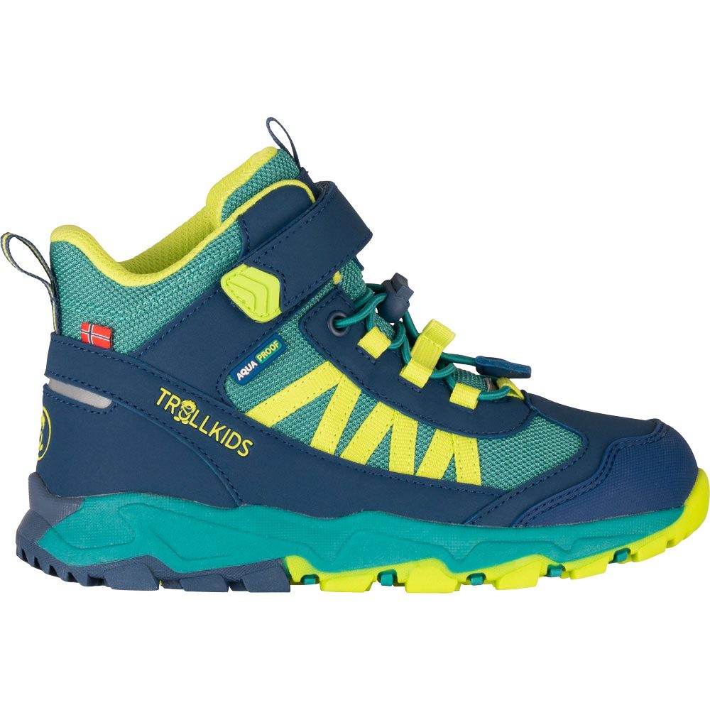 Trollkids Tronfjell Hiker Mid Wanderschuhe Kinder sea green