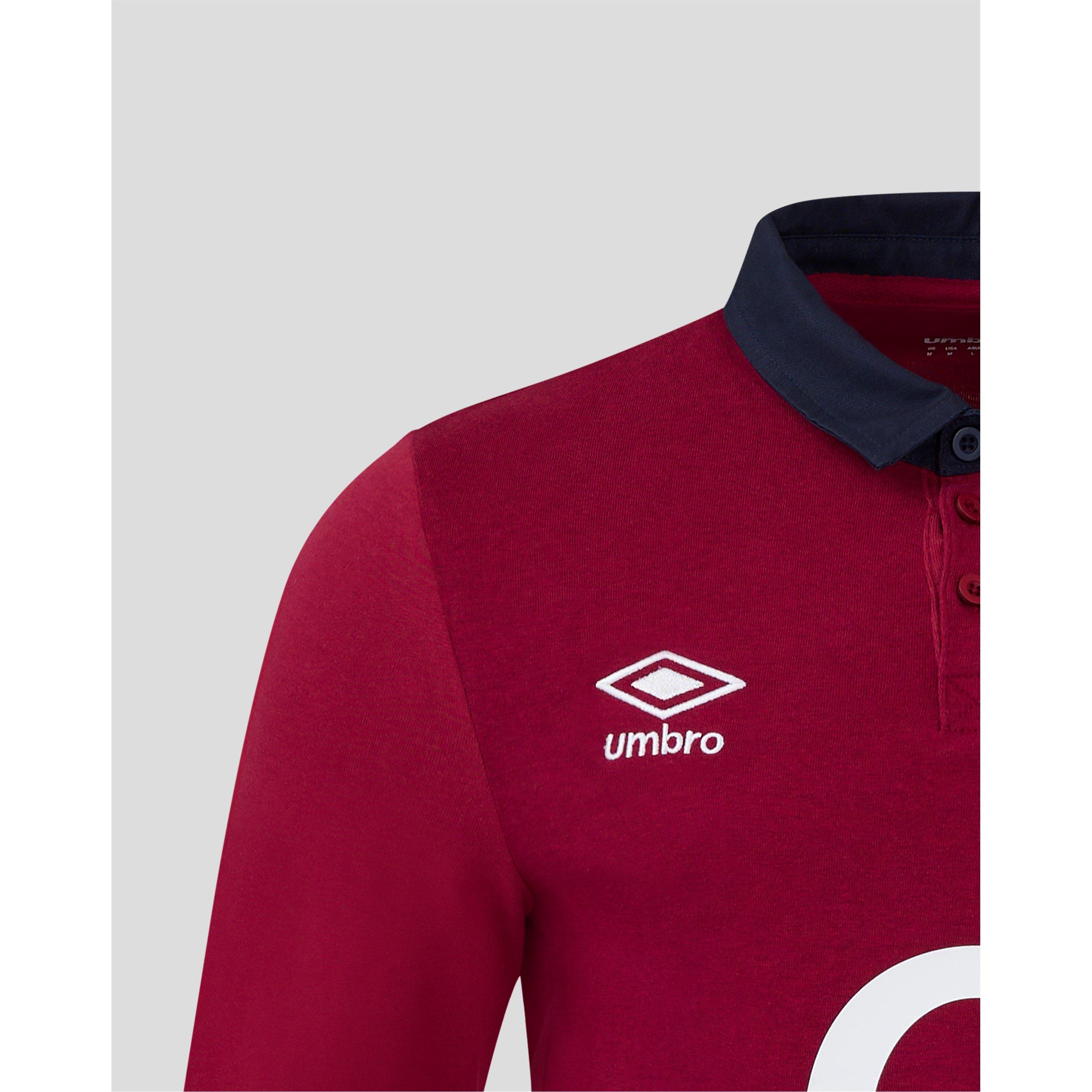 Umbro England Rugby Alternate Classic Long Sleeve Shirt 2024 Juniors