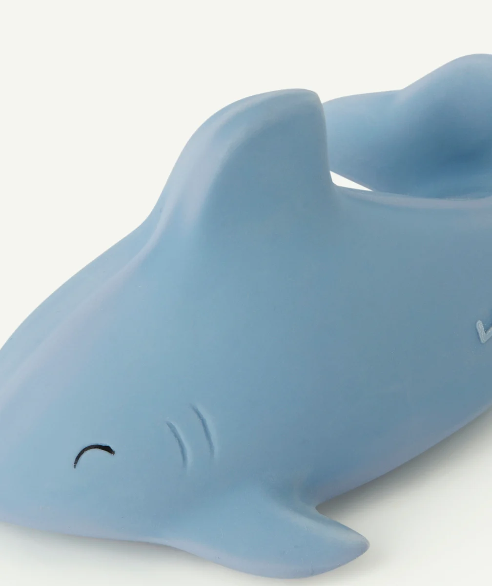 LASSIGJOUET DE BAIN EN CAOUTCHOUC NATUREL REQUIN BLEU