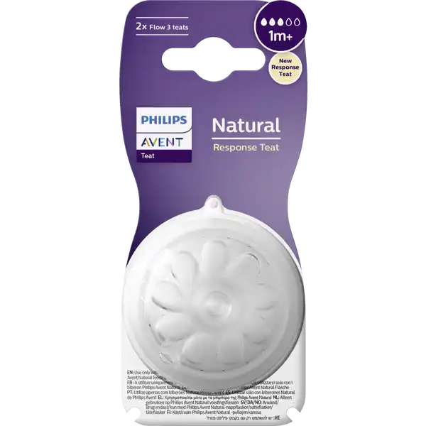 Natural Response Sauger 1M+, Saugergröße 3, 2er-Pack