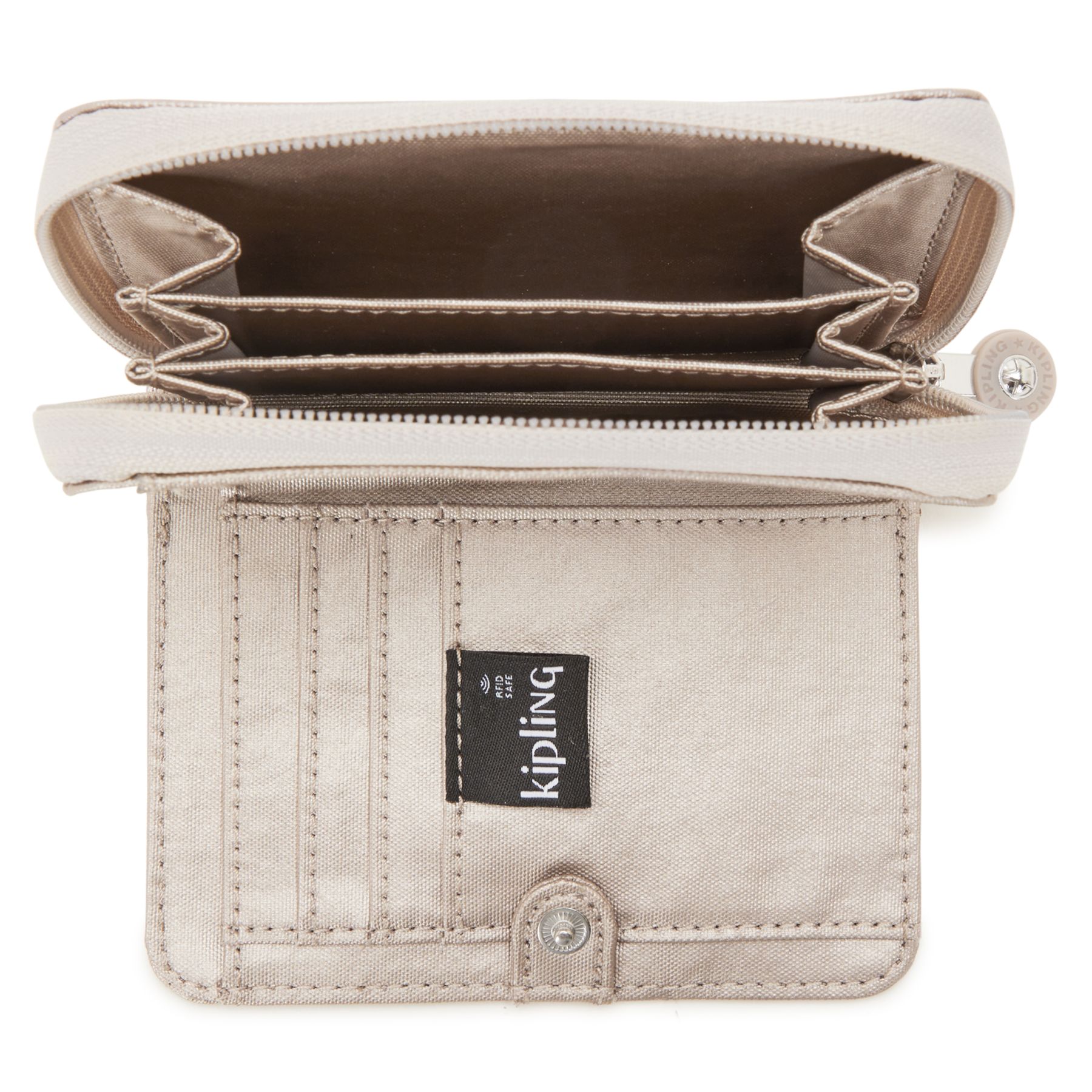MONEY LOVE Portefeuille Moyen RFID - Metallic Glow