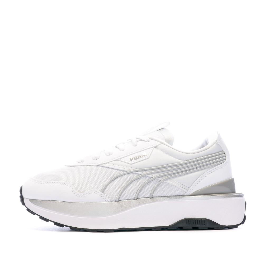 Puma Baskets Blanches Femme Puma Cruise Rider Metal Wn S
