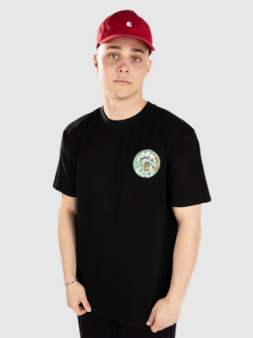 Santa Cruz Screaming Wave T-Shirt black