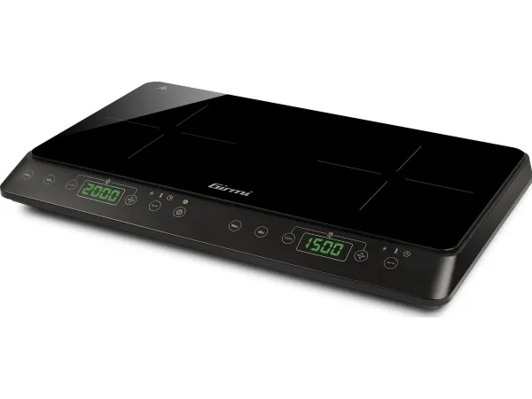Girmi PI51, Sort, Bordplade, 56 cm, Zone induktionskogeplade, 2 zone(s), 2 zone(s)