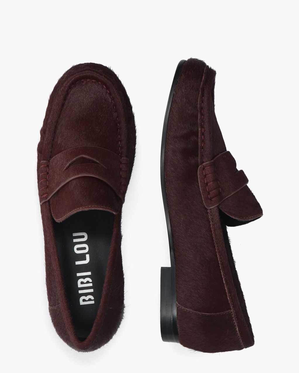 Bibi Lou Lyra Bordeauxrood Damesloafers