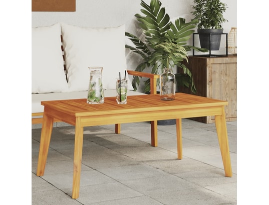 VIDAXL - Table à manger de jardin 100x55x45 cm bois massif d'acacia