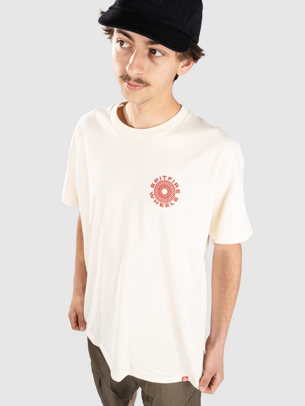 Spitfire Classic '87 Swirl Fill T-Shirt cream