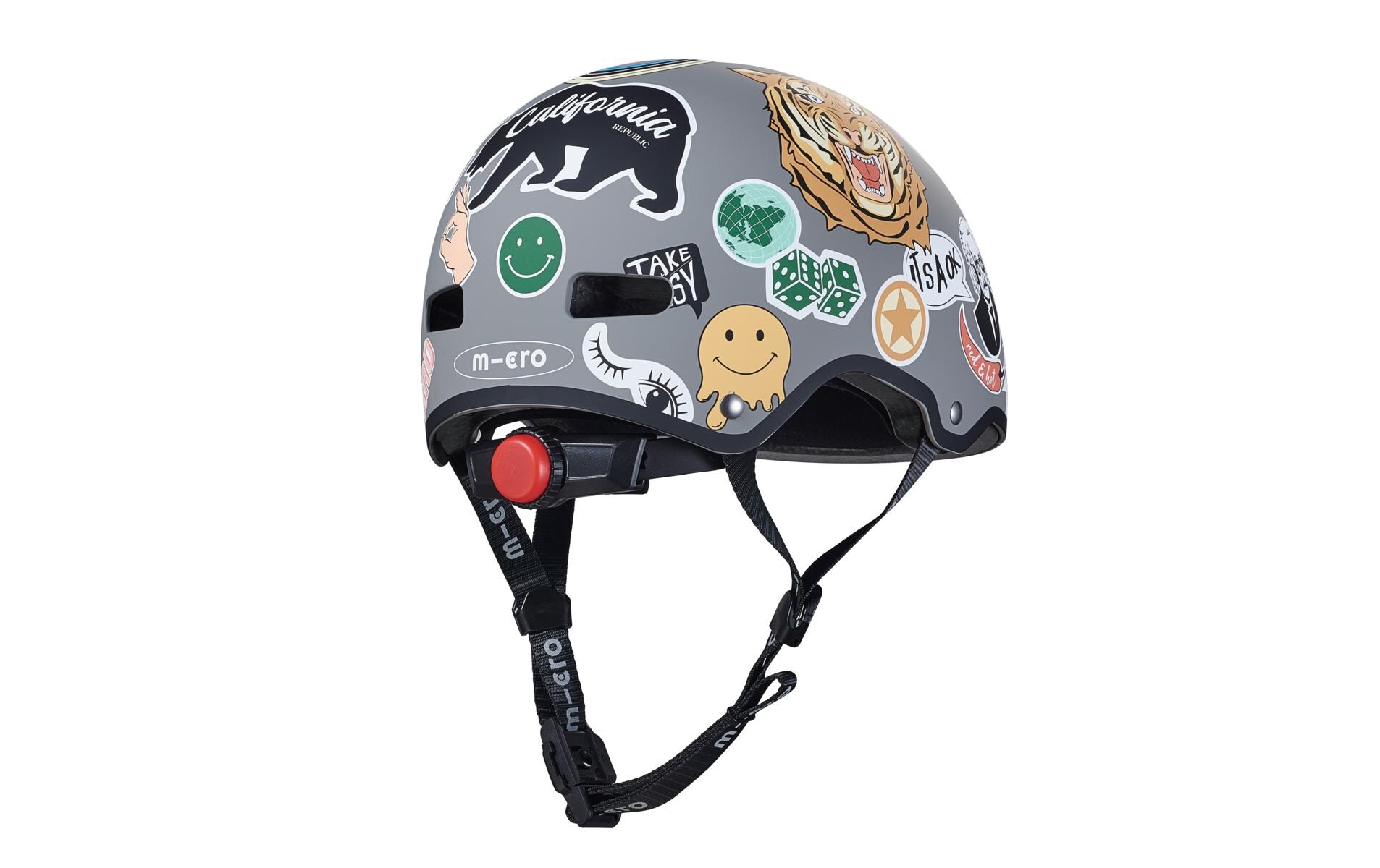 Kinderhelm Sticker M GrauSkate- & Velohelm