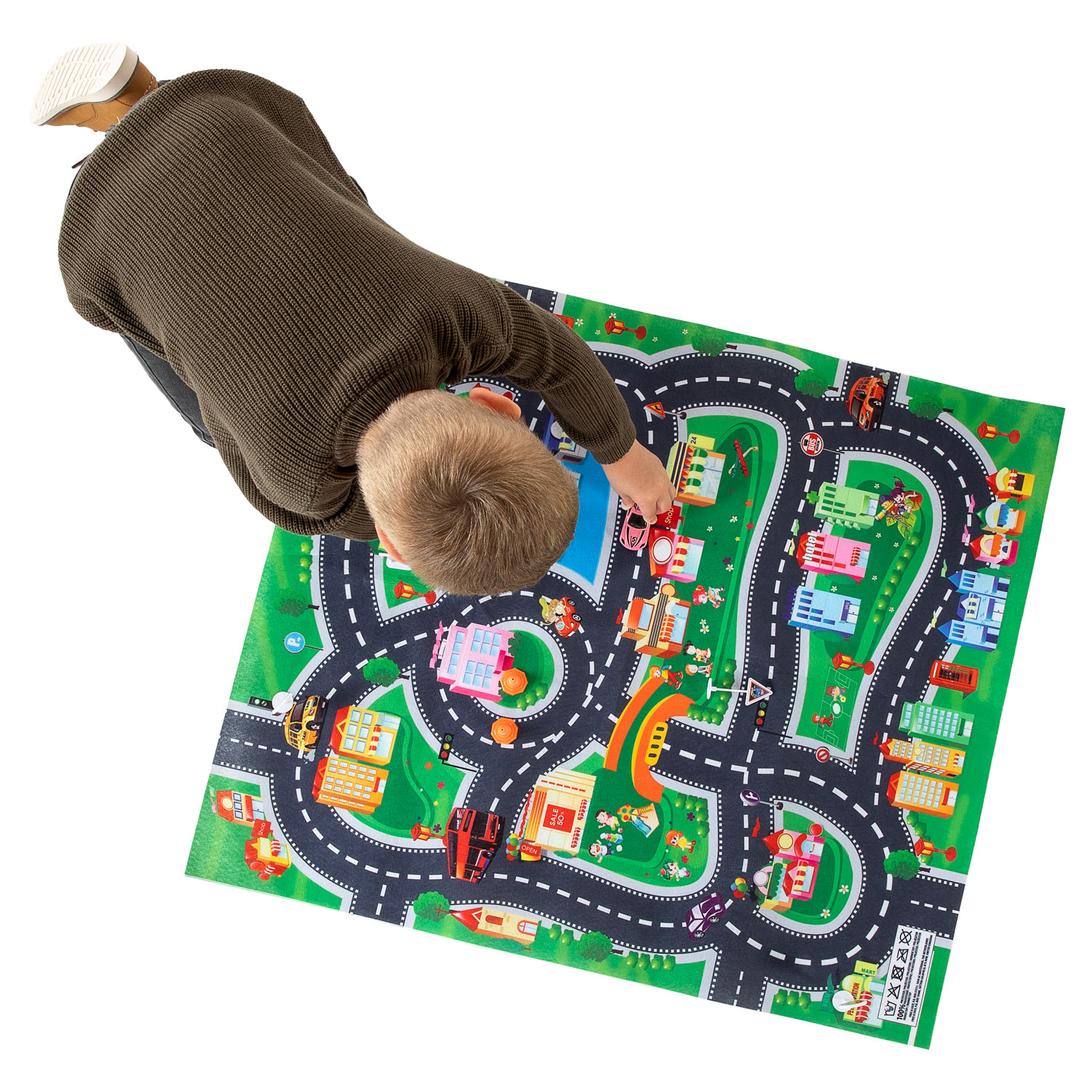 Auto Speelmat, 79x70cm