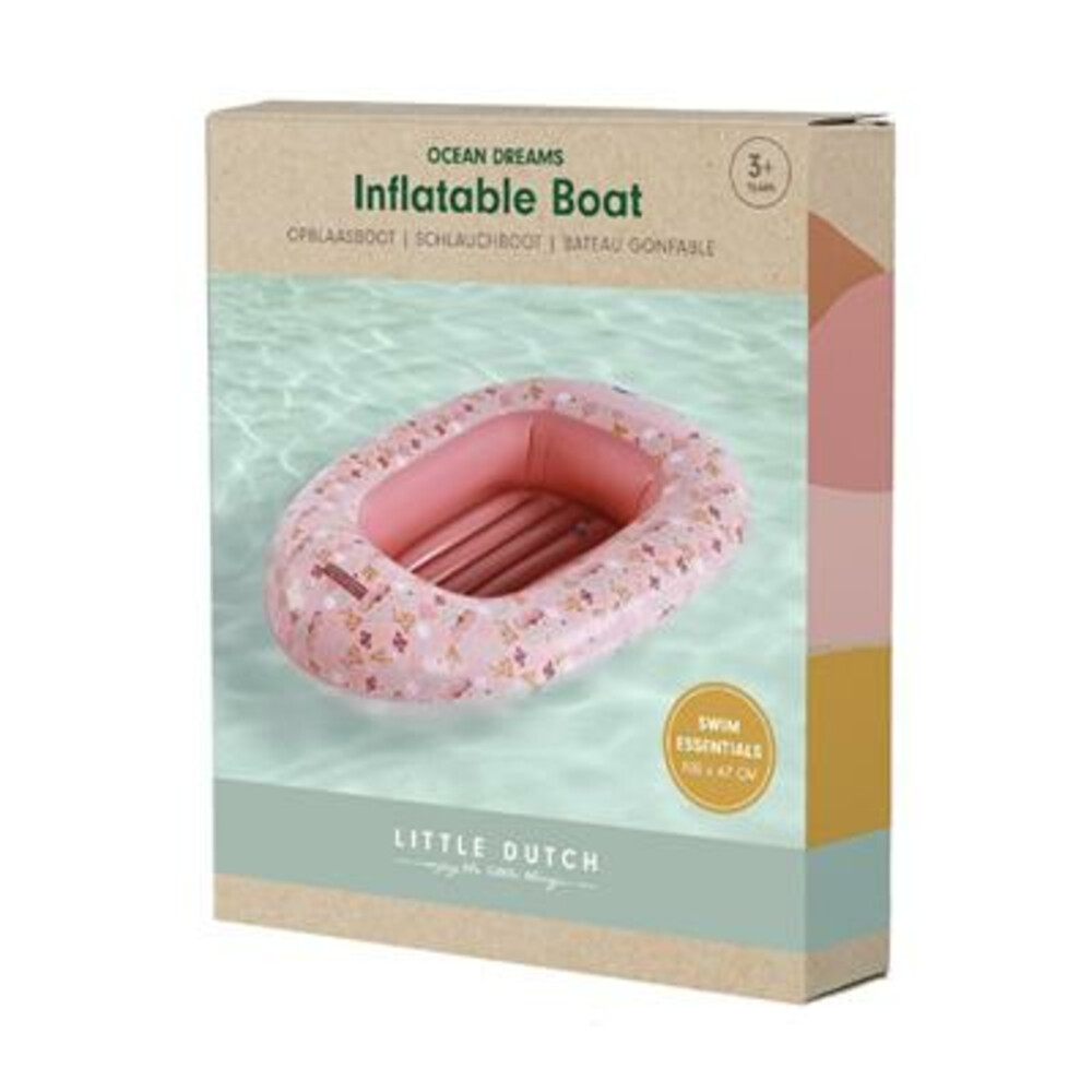 Little Dutch Boot Blauw 100 x 67 cm Ocean Dreams Roze