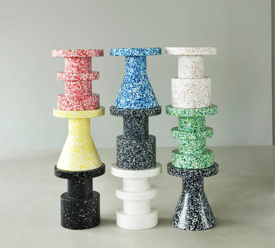 Normann Copenhagen  Bit Stack skammel - rød