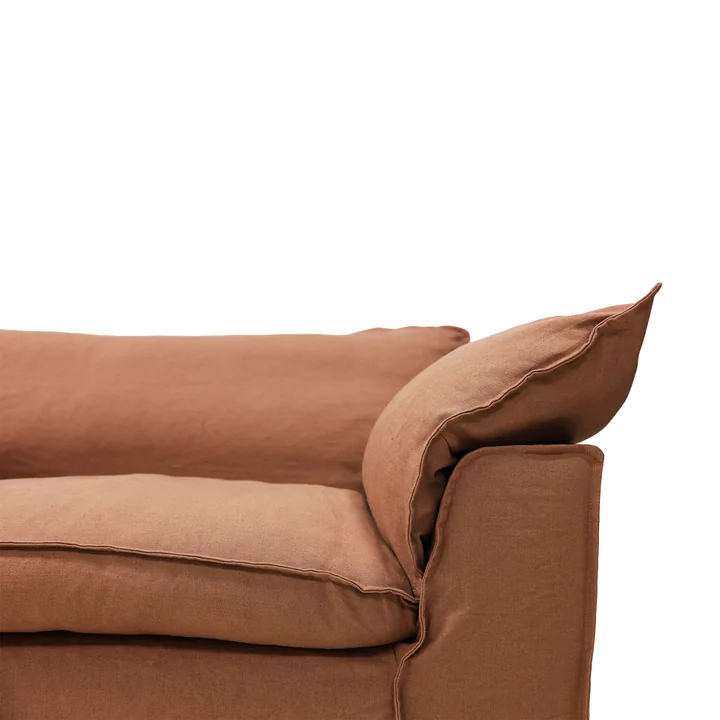 HKliving - Nomad Sofa, 4-Sitzer, Pure / ivory