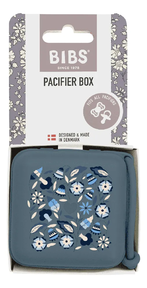 BIBS x Liberty Pacifier Box - Bobo Petrol