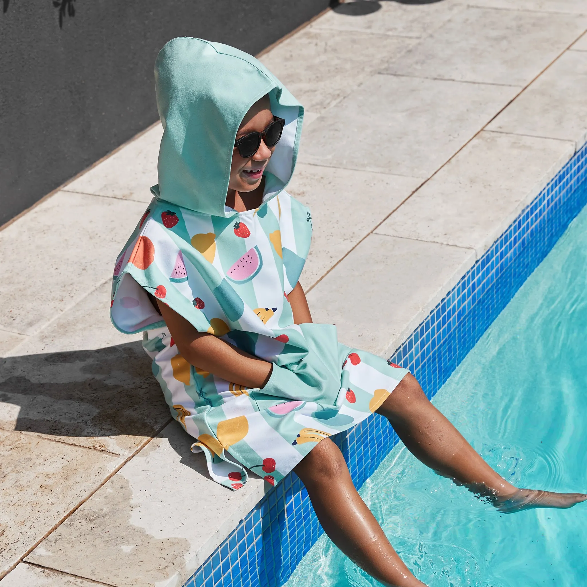 Dock & Bay Poncho 3-5ans - Fruits