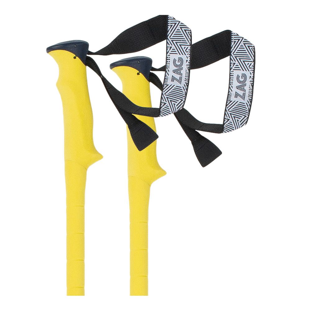 Zag NORTH VARIO - Bâtons ski noir/jaune
