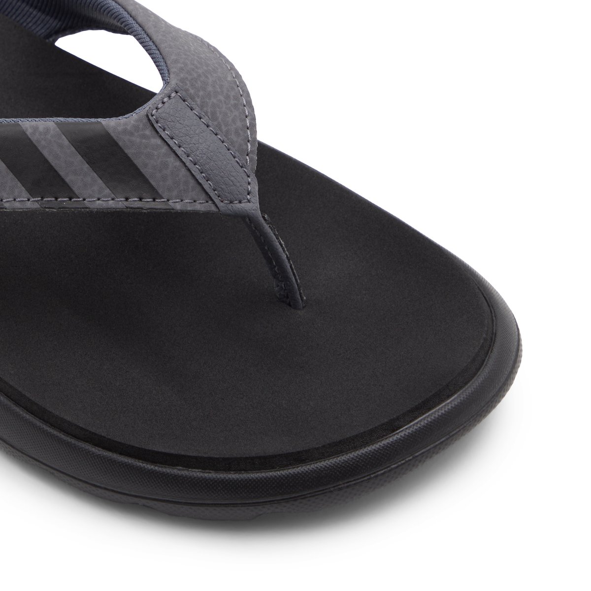 ADIDAS-Comfort_flip-Tongs sandales - Talon plat - Noir/Noir