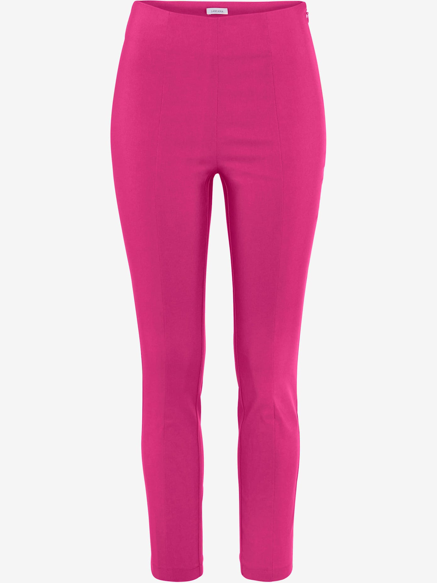 Pantalon extensible coutures décoratives sur la jambe devant