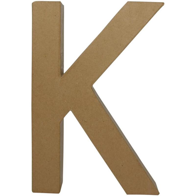 Lettre K fantaisie - Kraft