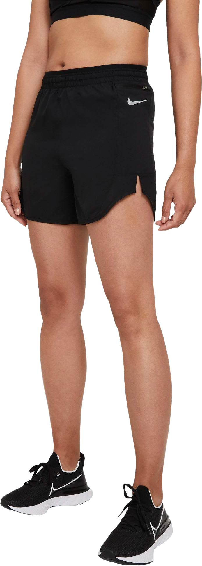 Tempo Luxe Running Shorts Dame Black/Black/Reflective Silv