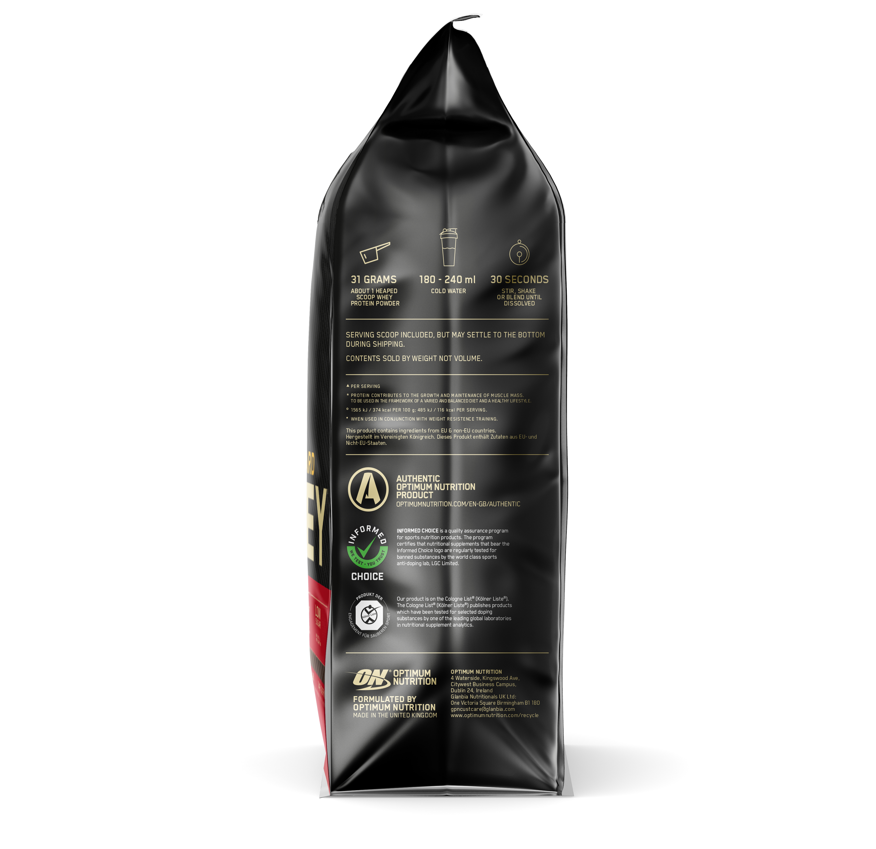 Optimum Nutrition Whey Protein Gold Standard 4530 g Double Rich Chocolate