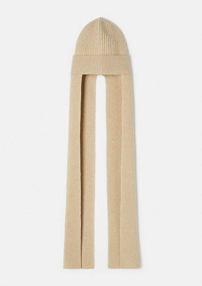 Bonnet Azharbeige en laine